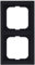 Busch-Jaeger 1722-885K Abdeckrahmen 2-fach Schwarz Matt Future Linear 2CKA001754A4420