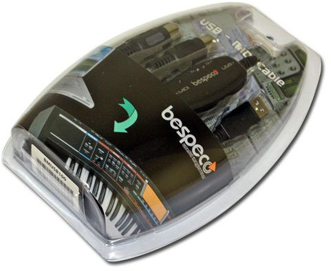 Cavo Interfaccia Midi USB Bespeco BMUSB100