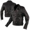 A-Pro Chiodo Giacca Giubbotto Giubbino Pelle Moto Classico Lacci Nero S