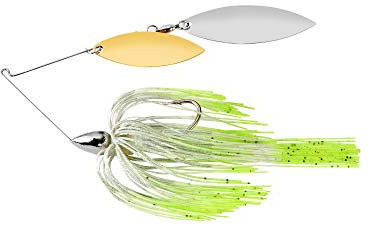 War Eagle Double Willow Spinnerbait Pro's Choice Rock, Nickelrahmen, 1,9 g