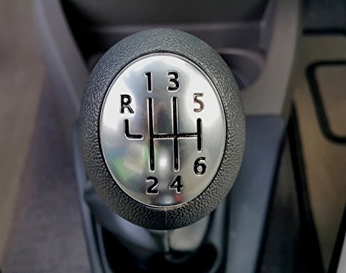 Levier de vitesses et marche arrière - Remplacement de la pièce d'origine en caoutchouc noir et chrome