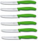 Victorinox 6 coltelli da tavola – coltelli da cucina – Swiss Classic con lama ondulata – Made – Verde