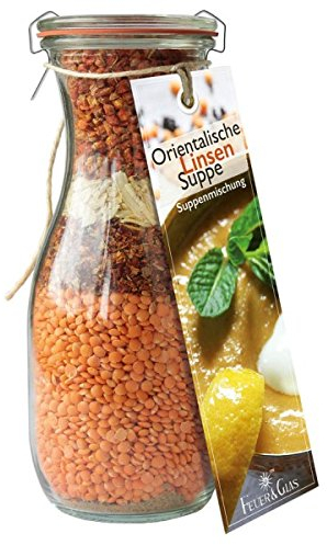Geschenkset Feuer & Glas Gourmet Mischung Orientalische Linsensuppe das ideale Geschenk