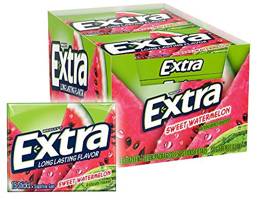 Extra Sweet Watermelon Sugarfree Gum (Pack of 10)