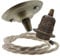 Repaireum Ltd. Vintage Styled Ceiling Pendant Kit incl. Antiqued Brass Finish Rose, E27 Bulb Holder and 3 Core Linen Effect Braided Twisted Flex