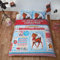Rapport Home Bettwäsche-Set Night Before Christmas, Mehrfarbig, King Size, 2-teilig, 50% Baumwolle, 50% Polyester