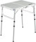 REDCAMP Small Folding Table 2 Foot, Adjustable Height Lightweight Portable Aluminum Camping Table for Picnic Beach Outdoor Indoor, White 24 x 16 inch (3 Heights)