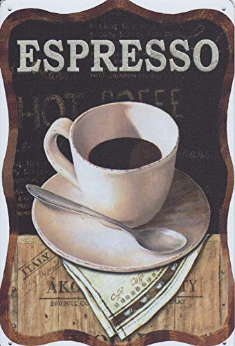 Visario Blechschild Bild Espresso 30x20cm 2329 Verschiedene Bilder, Wandbilder und Schilder zur Auswahl.
