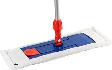 Sonty 2 Stück Wischmopp Set XL 50 cm, Klapphalter Magnet, Mopstange Alu, Microfaser Mopp (2)