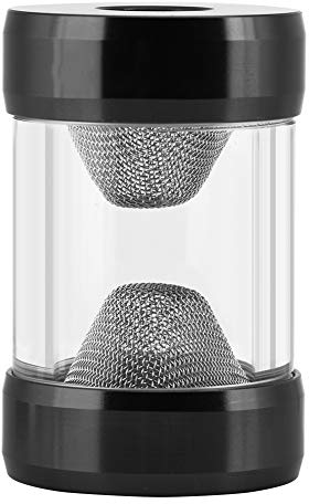 G1 / 4 di Raffreddamento ad Acqua a Filettatura Interna Filtro fine Filtro a Imbuto Sagomato per PC Raffreddamento ad Acqua, Serbatoio di Raffreddamento ad Acqua Compatibile(Nero)