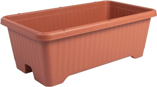 Iris Ohyama, Pot pour Plantes jardinière aérienne avec système de Drainage de l'eau pour Le Jardinage - Air Vegetable Planter 730, Marron