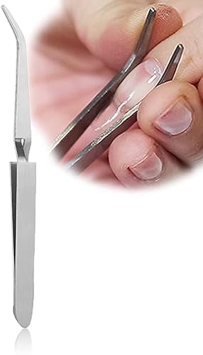 Unghie in acrilico per unghie in gel in acciaio inossidabile che modella un attrezzo per nail art con pinzette, pinzette unghie gel
