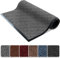 FB FunkyBuys Washable Door Mats - Heavy Duty, Non-Slippery & Stylish Floor Mat - Door mat indoor Large Rubber Indoor & Outdoor Doormats for Perfect Dust Grabbing (Grey-waved, 60 x 120 CM)