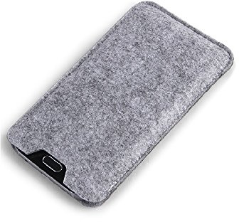 K-S-Trade Qualitativ & Innovativ Filz Handyhülle Für Cubot X30 Schutzhülle Filztasche Filz Tasche Case Sleeve Handy Hülle Filzhülle Grau