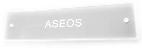 Grupo B58 Placa de metacrilato con Texto Grabado por Láser (ASEOS)
