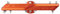 Spank Pedale Spike Reboot Orange Fahrrad Erwachsene Unisex 100 x 100 mm