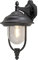 LED Außenwandlaterne hängend im Landhausstil, Höhe 46cm, Schwarz