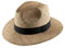Classic Italy - Chapeau Fedora Paille Homme ou Femme Traveller Paglia - Taille 63 cm