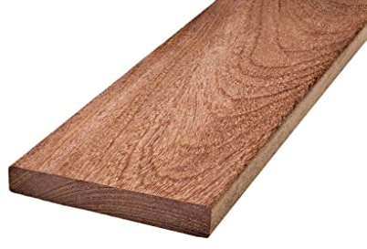 Cumaru-Terrassendielen von BioMaderas, FSC 100% 21mm Stärke, 145mm Breite (121cm Länge)
