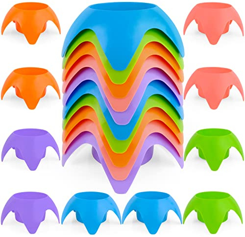 Paquete de 10 portavasos de playa, accesorios de playa para vacaciones, soporte para bebidas de playa, soporte para vasos de arena, artículos esenciales para la playa, equipo de playa, viaje a la
