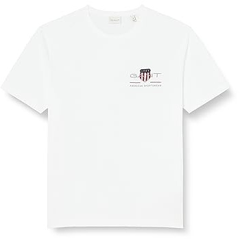 GANT Herren Reg Archive Shield Emb Ss T-Shirt (1er Pack)