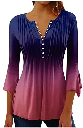 Generic Slim-Fit Tshirt Für Damen 90er Jahre Outfit Spitzenbluse Blau 80er Netzshirt Damen Rotes T Shirt Damen Gym Oberteil Faschingskostüm Frauen Sexy Chiffonkleid Damen Sommer Glanz Bluse Damen