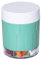 Betife Tablettenbox 7 Tage Große Fächer, Rund Pillendose Groß, für Monat Tabletten Aufbewahrung, Tragbare Medikamentenbox Morgens Mittags Abends, xl Pillenbox leicht zu öffnend, Cyan (21 Etiketten)