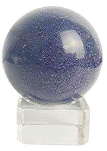 FADUNI Kristall-Loch Kristalle, Steine, natürliches Polieren, Blaue Sandstein-Kristallkugel Kristall-Loch