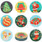 lasuroa 8pcs Dessous de Verre de Noël, DIY Diamant Peinture Dessous de Verre de Noël Kit Dessous de Verre Bricolage Ensemble de Sous-Verres de Noël Diamant pour Boissons Adultes Débutants Artisanat