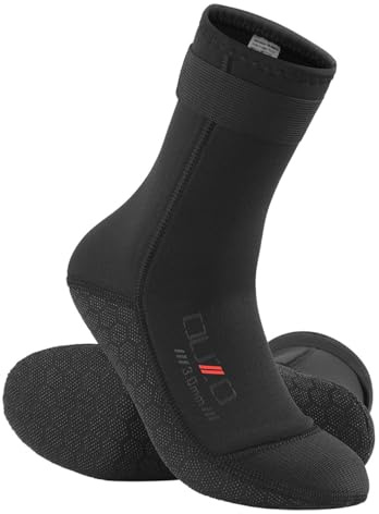 UCK-KIT 5MM Neopren Socken Thermische Wärme Neoprenanzug Socken Für Männer Frauen Anti-Rutsch Strand Socken Für Tauchen Schnorcheln Schwimmen Surfen Segeln Wassersport