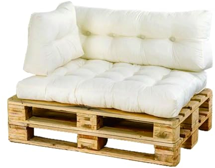 MIAOMI Polster für Europaletten, Palettenkissen Outdoor Als Sitzkissen für Palettenmöbel Gartenbank Auflage Palettensofa Kissen