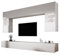 3E 3xE living.com Schrankwand, Farbe: Kaschmir, Frontmaterial: MDF-Platte, Möbelmaße: Breite: 300 cm