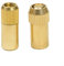 Lot de 5 chevilles de support invisibles dorées pour étagères d'armoires, 89 mm (9 mm)