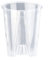 Pots de fleurs en plastique transparent respirant avec trous de drainage pour la santé des plantes dans le jardin et le balcon (14 cm)