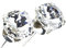 pewterhooter Women 925 Sterling Silver Crystal Stud Earrings (Diamond White)