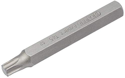 Draper 33363 Expert Tx-Star T45 Insert Bit for Mechanic's Bit Sets, 75mm Length, 10mm , Blue