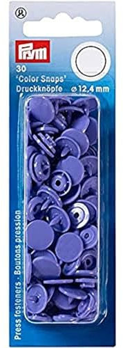 Prym 393128 Nähfrei Druckknopf Color Snaps rund 12,4 mm flieder, Kunststoff, 12.4 mm cm