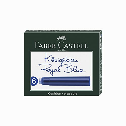 FABER-CASTELL Tintenpatronen Standard, königsblau VE=10