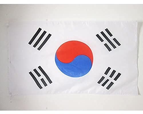AZ FLAG Bandera de COREA DEL SUR 150x90cm especial hinchas - Bandera SURCOREANA 90 x 150 cm