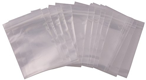Seismic Audio - SA-B34-100 Pack of 3 Inch x 4 Inch Clear Reclosable Poly Bags - 2 MIL zip lock style 3x4 bag
