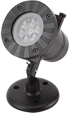 LED Projektionslampe Schneeflocke Weihnachtsbeleuchtung IP65 Wasserdicht Gartenbeleuchtung Dekotation für Weihnachten Innen und Außen Deko Beleuchtung (LED Projektorslampe mit 12 Lichteffekt)