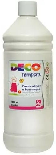 Deco 08808/01 Gouache, flacon 1000 ml, Blanc
