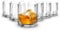 RB Verres à Whisky Plastique Supérieure Incassables Réutilisables 35cl, Lot de 6