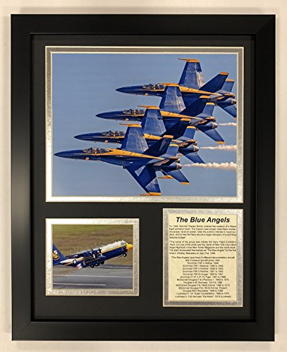 Legends Never Die Gerahmtes Foto, Motiv US Navy Blue Angels, 30,5 x 38,1 cm