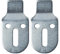 2 Pattes de Fixation de Lavabo en Acier NOYON & THIEBAULT