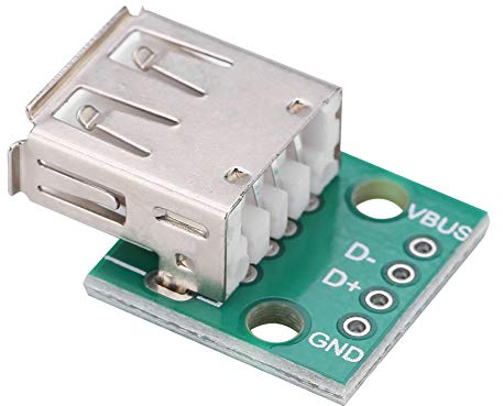 USB Breakout Board Socket,Akozon 10 Pcs 4 Broches 2.54mm Adaptateur USB vers Dip Micro USB Breakout Board Socket Femelle Adaptateur Connecteur pour DIY Alimentation USB