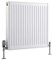 Milano Compact White Type 21 Horizontal Double Panel Plus Convector Radiator - 600mm x 600mm