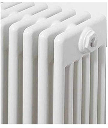 421mm (w) x 600mm (h) Ultraheat Tubularo 6 Column White Horizontal Radiator (Pair Of Feet Included)