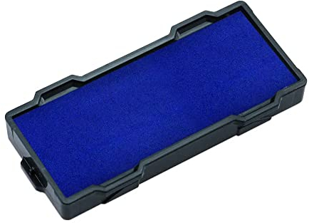 Stempelkissen für selbstfärbenden Trodat Pocket Printy 9512 inklusive Typo-Variante (Selbstsetz Stempel) – Stempelfarbe Blau, 2er-Pack