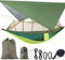 ele ELEOPTION Hamac avec moustiquaire, Ultralight Étanche Nylon Portable Hammack Bâche Tente Tissu de Pique-Nique, Hamac Suspendu avec Sangles d'arbre pour l'extérieur/randonnée/Voyage (Colorblock)
